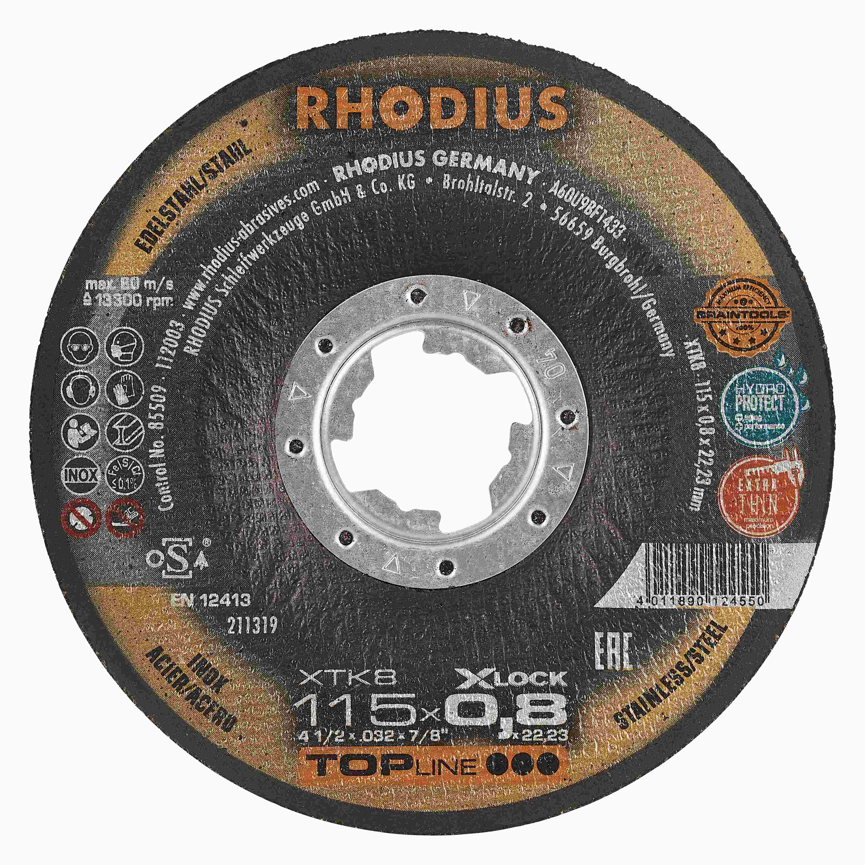 Rezný kotúč XTK8 EXACT 115x0,8x22,23 X-LOCK 