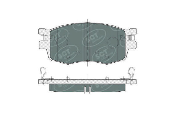 Brzdové platničky SCT-GERMANY SP379PR