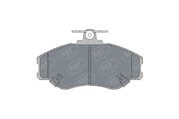 Brzdové platničky SCT-GERMANY SP323PR