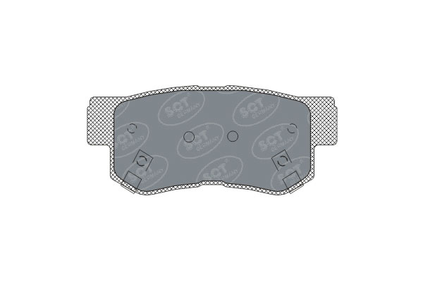 Brzdové platničky SCT-GERMANY SP326PR