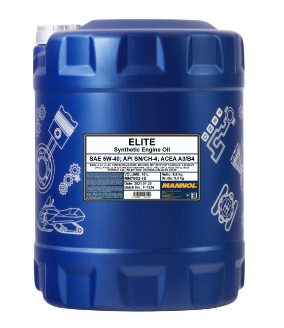 Mannol Elite 5W-40 (10L)