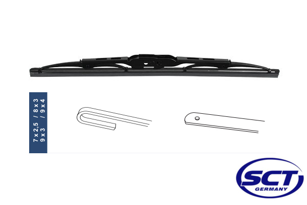 Rear Wiper 13 (340mm) H1 (1pc)