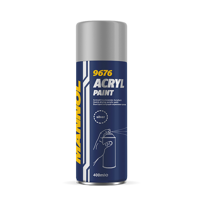 Acryl Paint silver - Akrylátový spray (400ml)