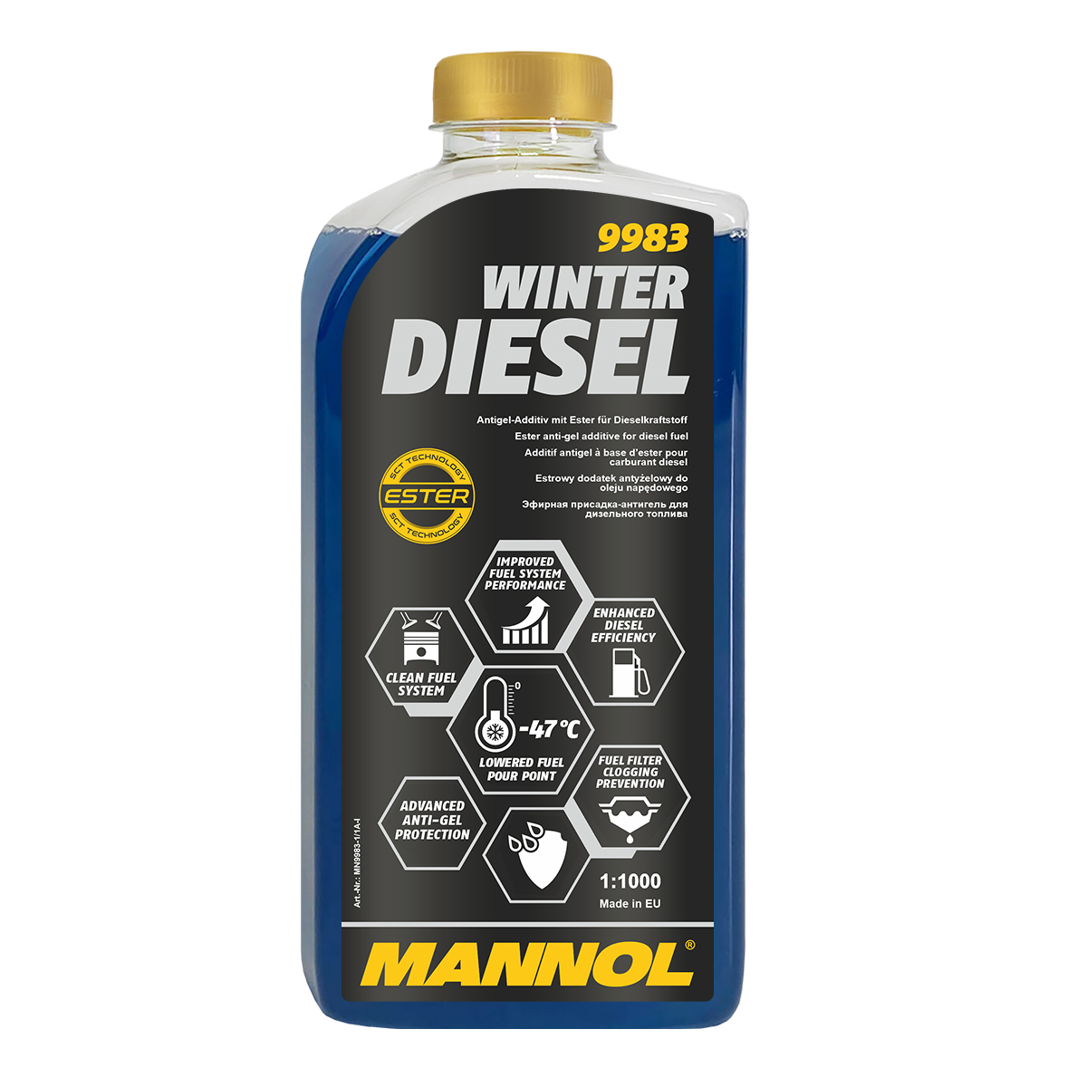 Mannol Winter Diesel - Zimné aditívum do nafty  (1L)