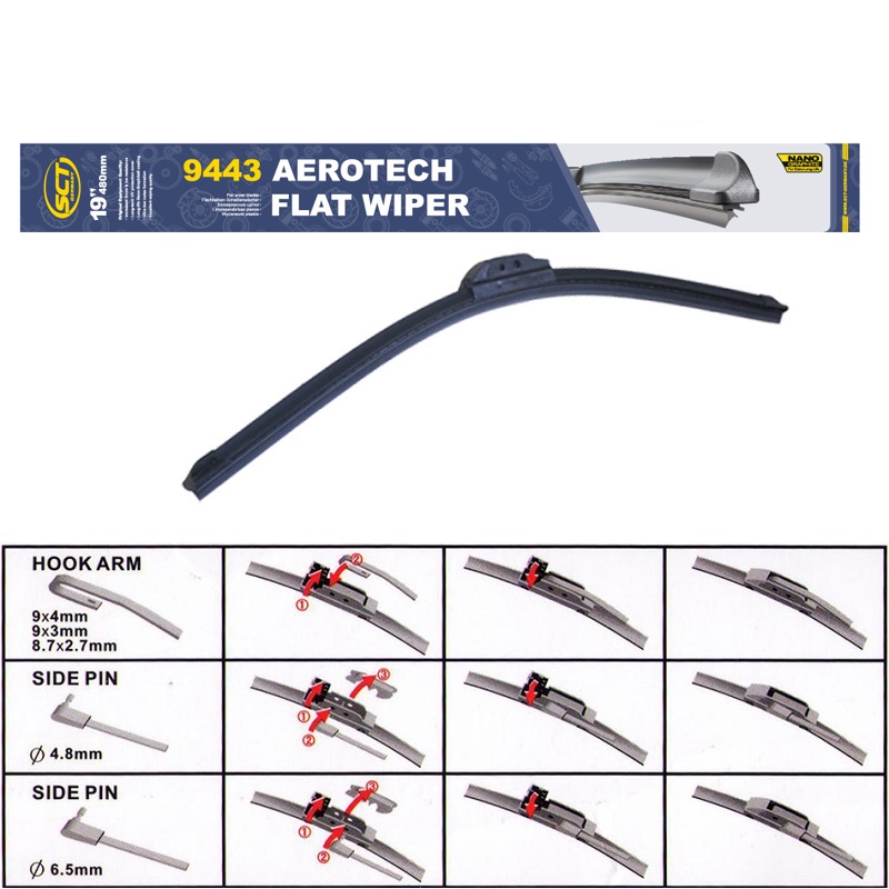 Stierač Aerotech 19" (480mm) 9443