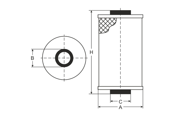 Olejový filter SH441