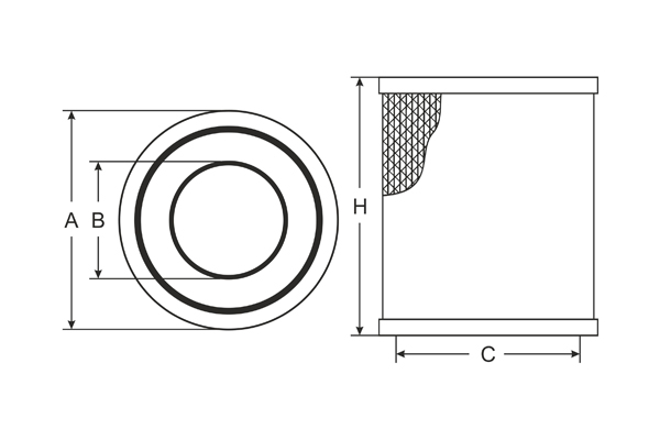 Vzduchový filter SB3147
