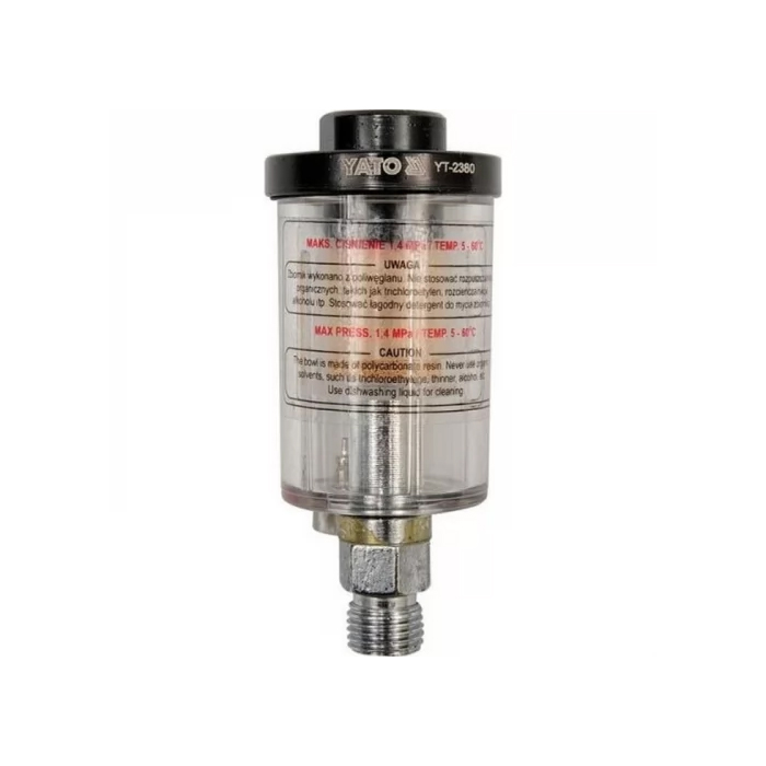 Mini filter 1/4" - max 14 bar (1,4MPa)