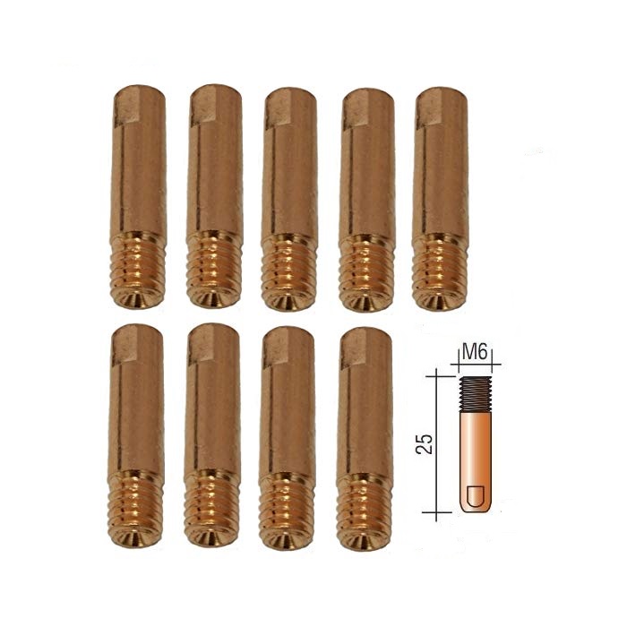 Špička d 0,8mm/M6/25mm krátky závit
