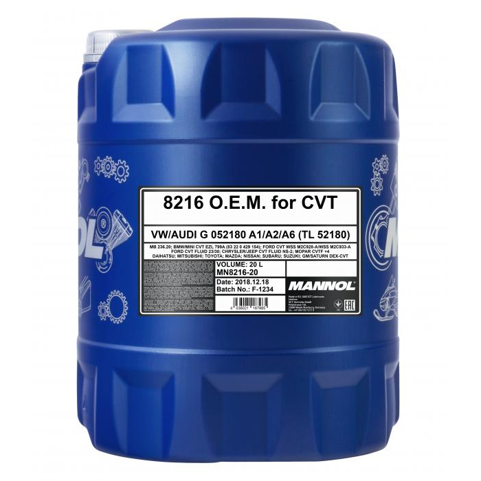 MN O.E.M. 8216 for CVT (10L)