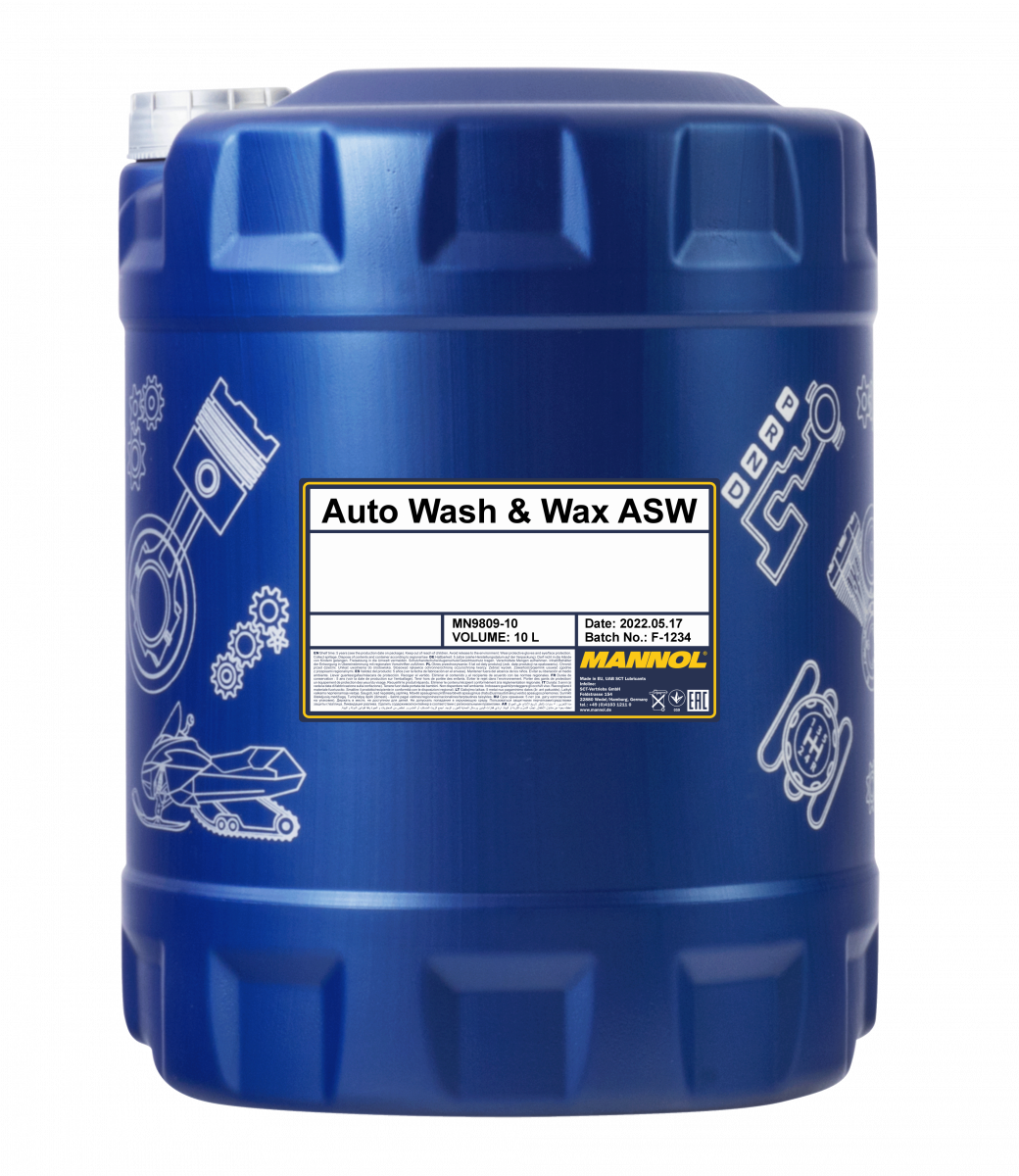 Auto Wasch & Wax - Autošampón s voskom (10l)