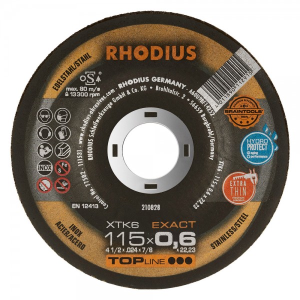 Rezný kotúč XTK6 EXACT 115x0,6x22,23  